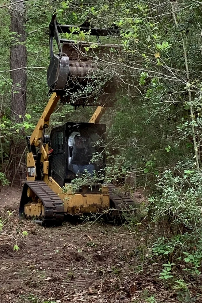 Land Clearing professional at work in Mobile, AL